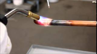 Braze A Gas Vs Mapp Gas Video [upl. by Ronnholm]