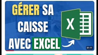 Comment Gérer votre Caisse par EXCEL [upl. by Airet]