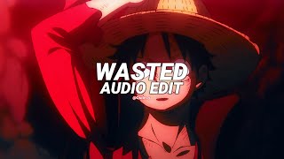 wasted huken x murkish  juice wrld edit audio [upl. by Irrok695]