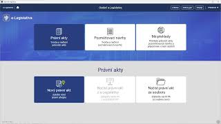 Ukázka práce s offline editorem eLegislativy [upl. by Florri]