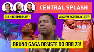 BBB 23 Bruno Gaga aperta o botão e desiste do jogo  Cezar Black é líder  VAR vai anular a prova [upl. by Darrin]