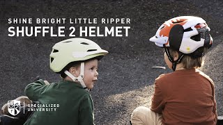 The Specialized Shuffle 2 helmet is designed specifically for kids heads [upl. by Zacharie]