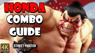 E Honda Combo Guide  Street Fighter 6 [upl. by Gough]