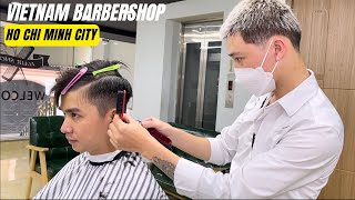 ASMR 💈Vietnam Barber Shop  39  Haircut Hair Wash Face Shave  RELAXING  SAI GON VIETNAM [upl. by Aiuqal]