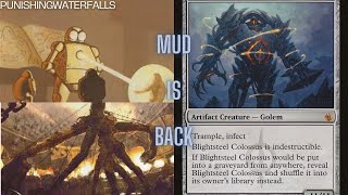 MUD IS BACK BABY Metalworker Forgemaster Blightsteel with MH3 mana and bangers Legacy MTG [upl. by Ecirbaf126]