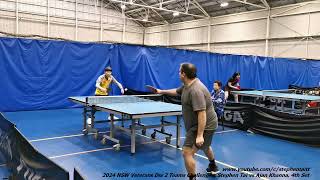 2024 NSW Veterans Div 2 Teams Challenges Stephen Tai vs Ajan Khanna 4th Set [upl. by Harwill882]