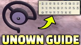 🔠 All 28 Unown amp Where To Find Them In Pokemon Legends Arceus [upl. by Ynnek161]