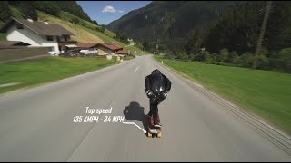 Downhill Skateboard World Record  World Fastest StandUp Slide [upl. by Danica]