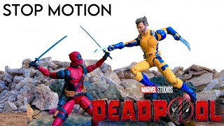 Deadpool vs wolverine  stop motion [upl. by Jochebed]