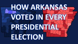 Arkansas Presidential Voting History [upl. by Daisy]