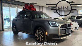 NEW ARRIVAL 2025 MINI Countryman S All4 Smokey Green on Beige Vescin mini countryman u25 [upl. by Jon]