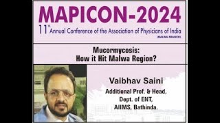 Dr Vaibhav Saini MAPICON 2024 [upl. by Ramat194]