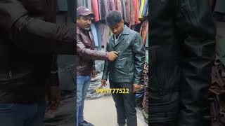 Cheapest leather jacket real leather garment shop n A 39 bikaji cama place Mohammadpur Delhi [upl. by Ehud418]