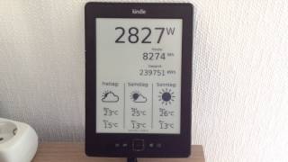 sma2kindle sma inverter data on a jailbroken kindle [upl. by Lauree]