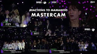 MAMA 2019 Master Cam  All Artist Reactions to MAMAMOOs Performance [upl. by Lorilyn335]