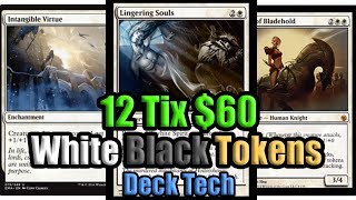 MTG Modern Budget White Black Tokens Deck Tech [upl. by Llenrad]