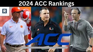 2024 ACC College Football Rankings [upl. by Leirea]