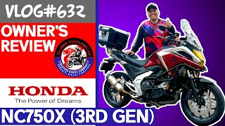 Honda NC750X 3rd Gen Owners Review  Vlog632 [upl. by Acirema]