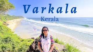 Ep 3 Varkala  Best beaches in Kerala  Black sand beach  North Cliff Market varkala kerala [upl. by Tomkins786]