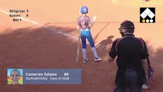 14u Softball Championship Game  Miami Stingrays 09 at Gators Jackson Lightning  1080p High Res [upl. by Flavio]