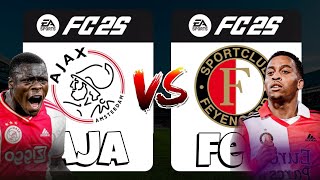 BESTE Ajax VS BESTE Feyenoord in FC25 [upl. by Rodger]