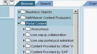 SAP NetWeaver Portal folder creation [upl. by Nnyloj]