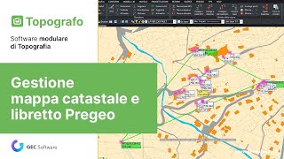 Topografo  Modulo T Gestione mappa catastale e libretto Pregeo [upl. by Aciraj]