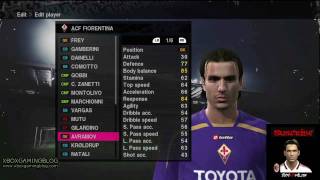 Fiorentina All Faces  PES 2010 HD [upl. by Aronal127]