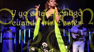 Jenni Rivera yo estare contigo cuando triste estes LETRA [upl. by Lynelle]