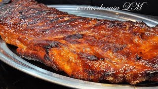 RECETA DE COSTILLAS BBQ ESTILO FOSTER´S HOLLYWOOD [upl. by Pyotr]