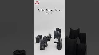 Black Sliding Shower Door Kit [upl. by Mcmahon]