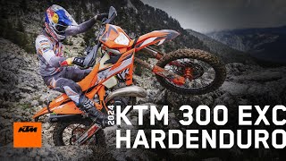 Take on the extreme with the 2024 KTM 300 EXC HARDENDURO  KTM [upl. by Handel]