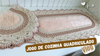 Jogo de cozinha quadriculado Vlog informativo [upl. by Nirak]