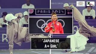 Japanese BGirl Ami clinches gold in inaugural ’breaking’ competition  Paris Olympics 2024 [upl. by Kruse]