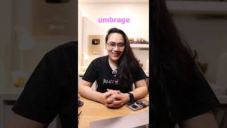 What does UMBRAGE mean 🤔 learnwithlyqa teamlyqa vocabulary wordoftheday civilserviceexam [upl. by Coffin105]