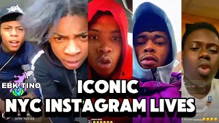 7 MOST ICONIC NYC DRILL IG LIVES Kay Flock  Sha Ek Sheff G amp More [upl. by Menken602]