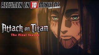 🔷 Shingeki No Kyojin  FINAL  Resumen en 10 Minutos más o menos [upl. by Mason]