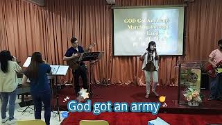 God got an army神有群精兵 cover Praise Celebration Centre live worship 19724 [upl. by Faludi22]