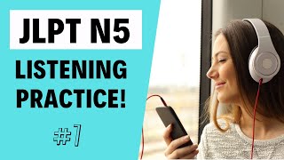 JLPT N5 listening practice with answers Japanese conversation choukai n5 [upl. by Rance]