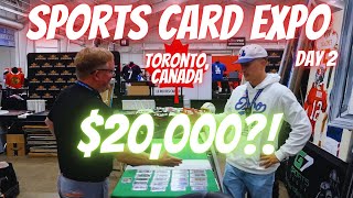 BIGGEST DEAL of the SPORTS CARD EXPO 😳 [upl. by Halyk47]