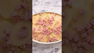 Cheesy Scalloped Potatoes with Ham  Leftover Ham Recipe [upl. by Namreh845]