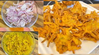 Kanda Bhajiya Recipe  Bhajiya Recipe  Piyaz Ke Bhajiye  Cookwithshab [upl. by Enihsnus]