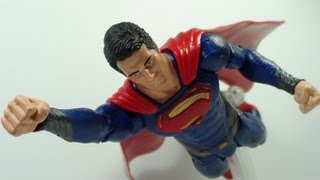 Man of Steel Movie Masters Superman Figure Review [upl. by Lambert301]