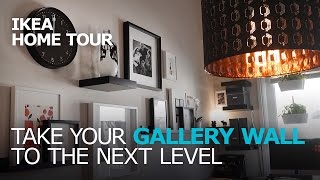 Simple amp Stylish Gallery Wall Ideas  IKEA Home Tour [upl. by Orat]