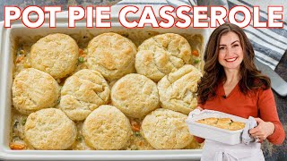 Classic Chicken Pot Pie Casserole Deliciously Easy [upl. by Casper]