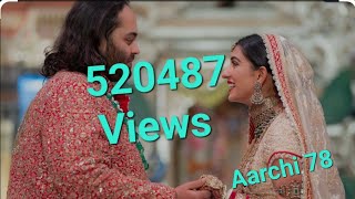 anant ambani radhika warmala wedding ambaniwedding weddingvideo weddingdance wedding [upl. by Codi]