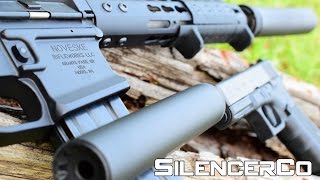 SilencerCo Conquest Kit and Salvo 12 demo Gunscom [upl. by Nadler223]