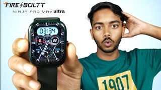 Fire Boltt Ninja Pro Max Ultra smartwatch  unboxing and review 🔥🔥 [upl. by Notsgnik]