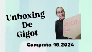 Unboxing de Gigot 😃 Campaña 162024 [upl. by Bartko610]