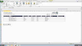 AX 2012 Upload new customers from Excel using Atlas [upl. by Hadik]